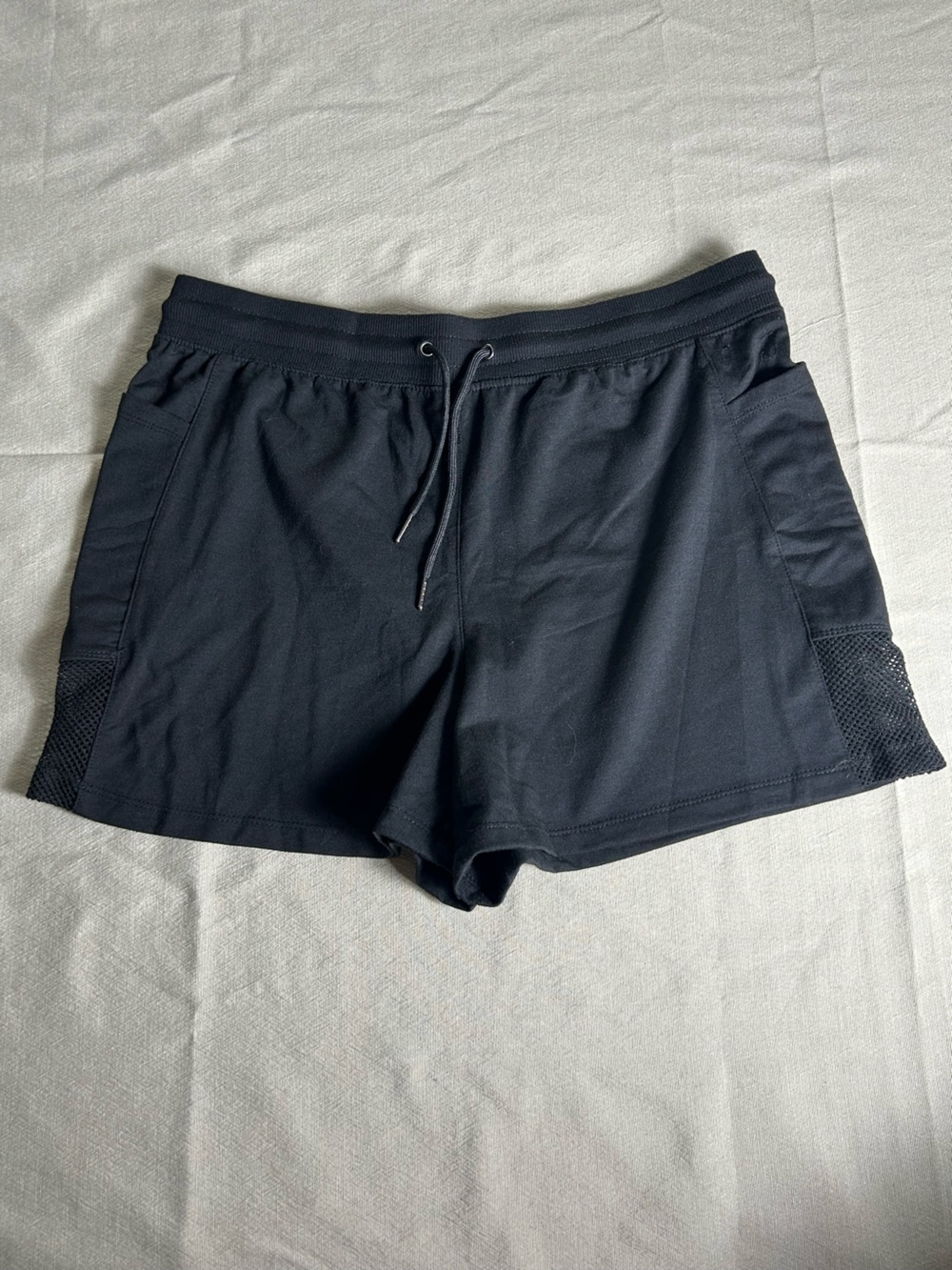 Nine West Black Active Shorts with Elastic Waist
